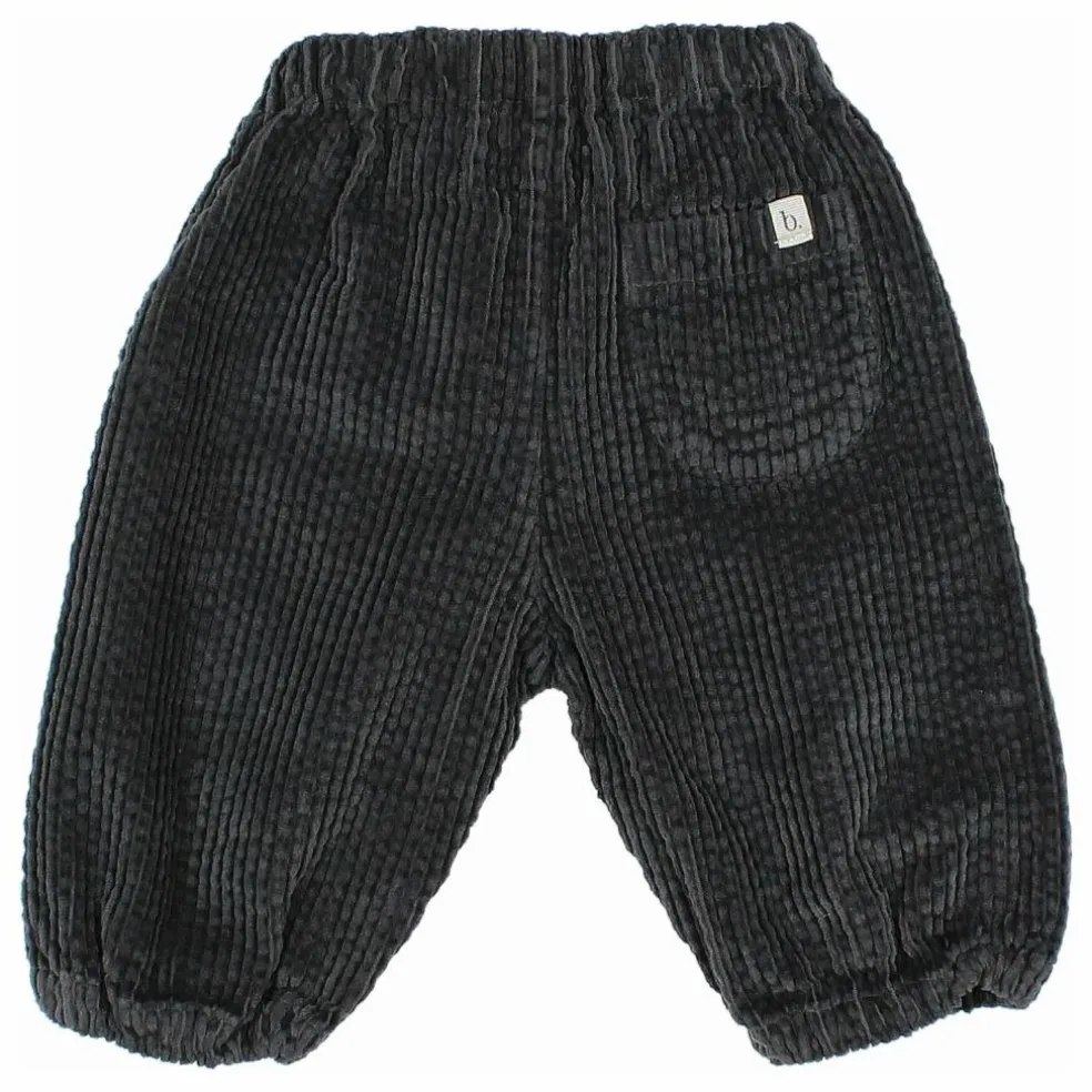 Pantalon Cordon Velours Côtelé | Gris anthracite