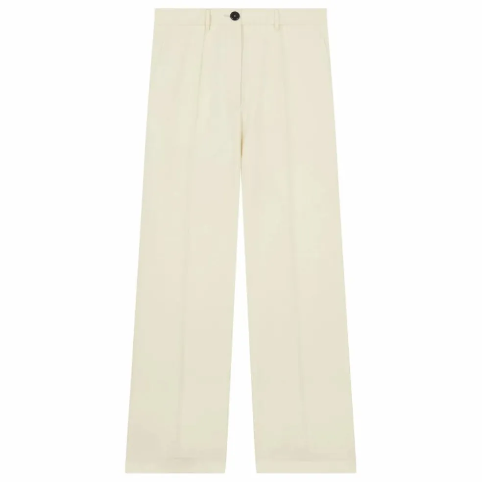 Pantalon Coton et Lin | Beige