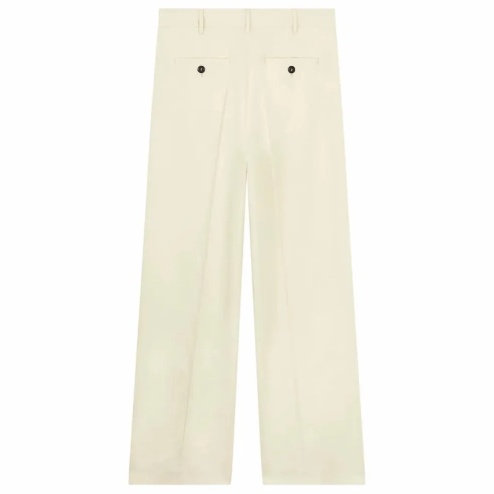 Pantalon Coton et Lin | Beige