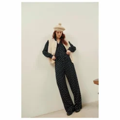 Pantalon Curt Pois | Noir