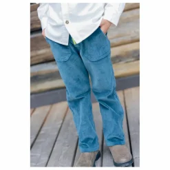 Pantalon Datcha Velours Côtelé | Bleu pétrole