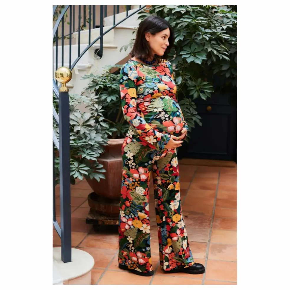 Pantalon de Grossesse Andrea Berries | Vert
