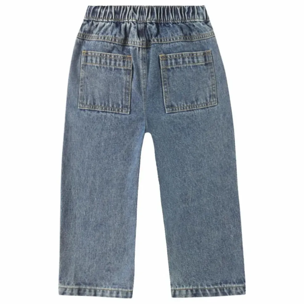 Pantalon Denim Baggy | Bleu