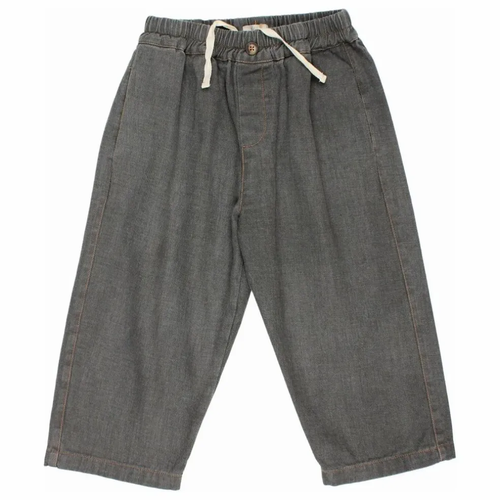 Pantalon Denim Coton Bio | Denim gris