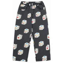 Pantalon Denim Heart Dice | Denim gris