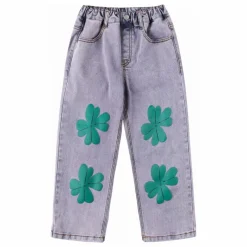 Pantalon Denim Lucky Clover | Bleu