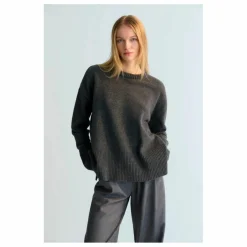 Pantalon Dione Laine Recyclée | Gris