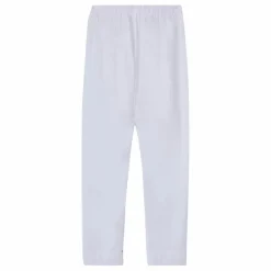 Pantalon Draper Popeline de Coton | Blanc