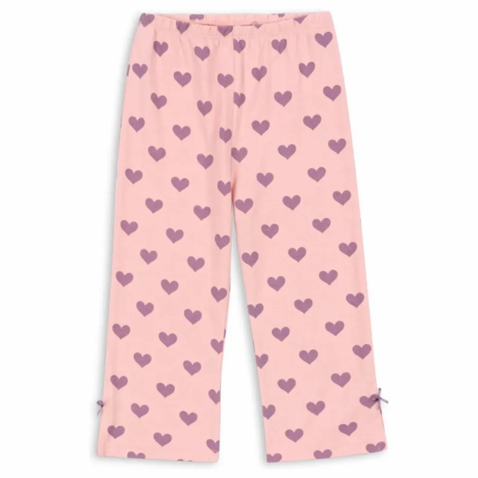 Pantalon Drey Cœurs Coton Bio | Rose
