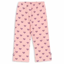 Pantalon Drey Cœurs Coton Bio | Rose