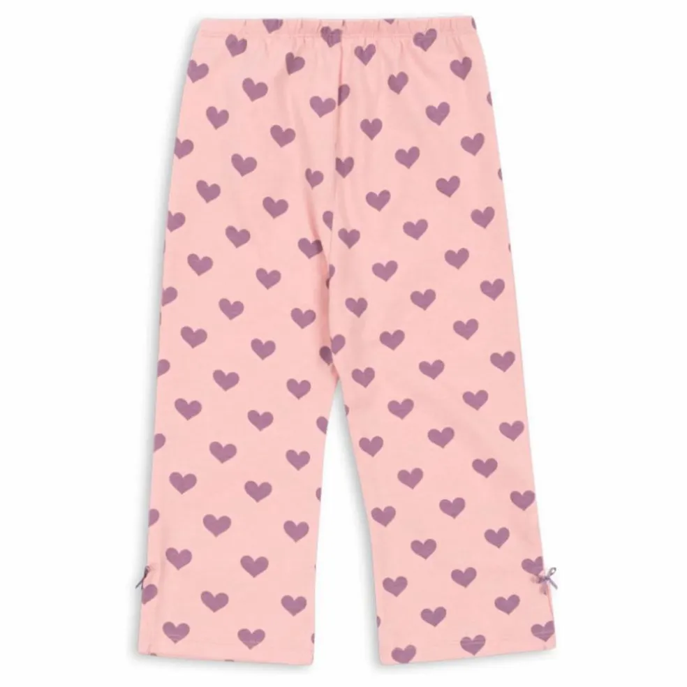 Pantalon Drey Cœurs Coton Bio | Rose