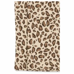Pantalon Drey Léopard Coton Bio | Beige