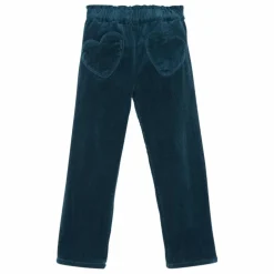 Pantalon Duck Velours Côtelé | Bleu pétrole