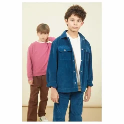 Pantalon Elastiqué à la Taille Garçon Denim | Marron