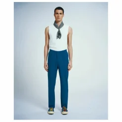 Pantalon Elastiqué Coton Bio | Bleu