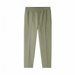 Pantalon Elastiqué Pieter Lin et Coton | Vert kaki