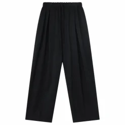 Pantalon Elastiqué Relaxed Laine Vierge | Gris anthracite