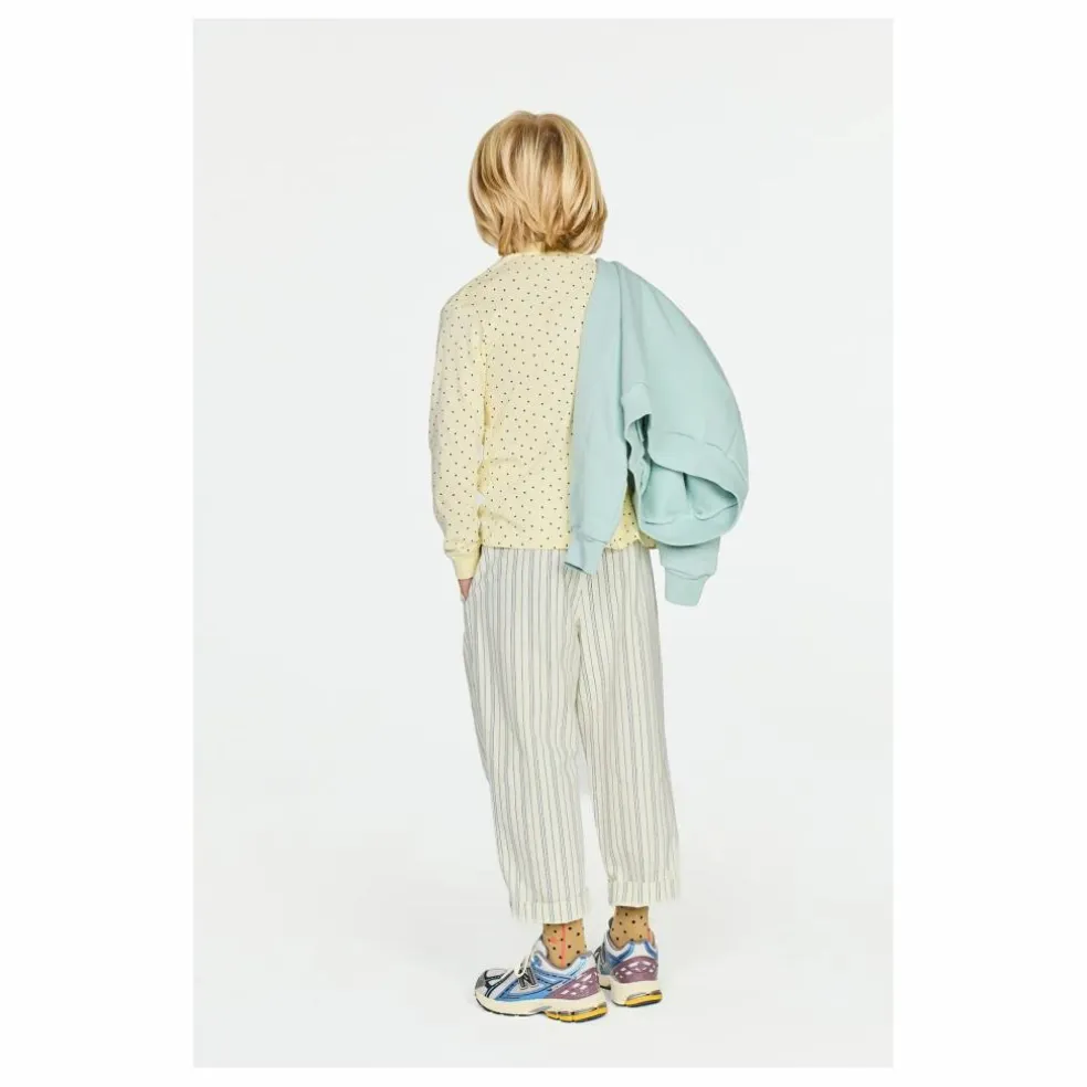 Pantalon Elephant Rayé | Ecru