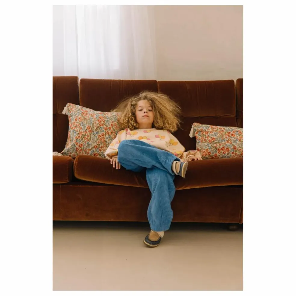 Pantalon Elia Velours Côtelé | Bleu