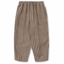 Pantalon Elmo Rayé | Taupe