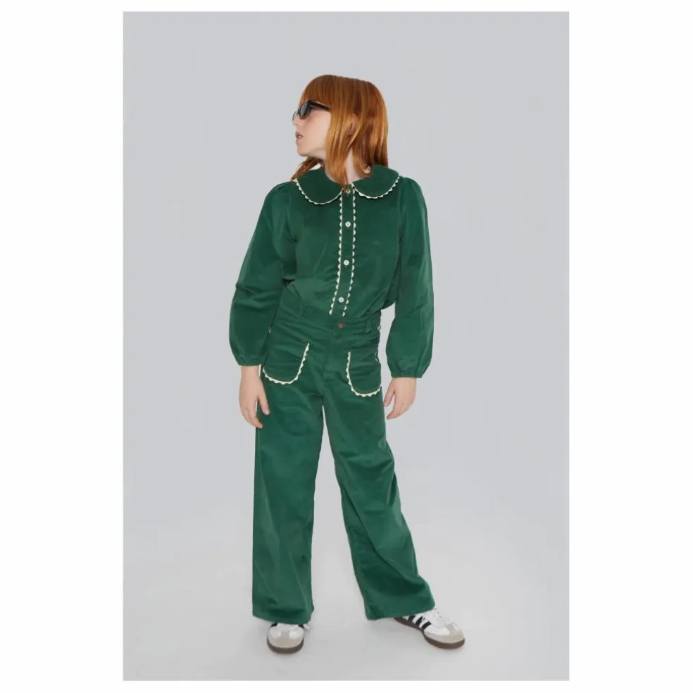Pantalon Emma Velours | Vert