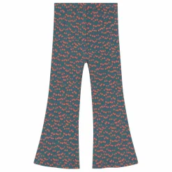 Pantalon Evasé Côtelé Pommes Coton Bio | Bleu marine