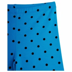 Pantalon Flare Pois Coton Bio | Bleu azur