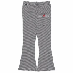 Pantalon Flare Rayé | Bleu marine