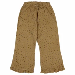 Pantalon Flare Soft Velours Côtelé Coton Bio | Ocre