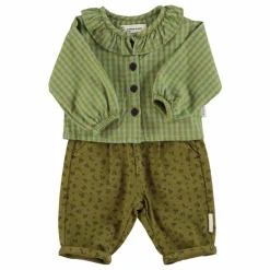 Pantalon Fleuri | Olive