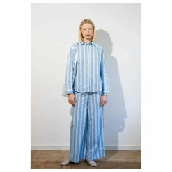 Pantalon Flowers | Bleu