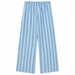 Pantalon Flowers | Bleu
