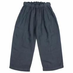 Pantalon Fluide Lin | Bleu nuit