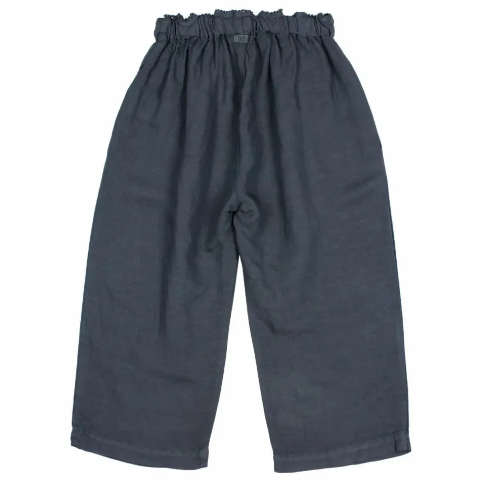 Pantalon Fluide Lin | Bleu nuit