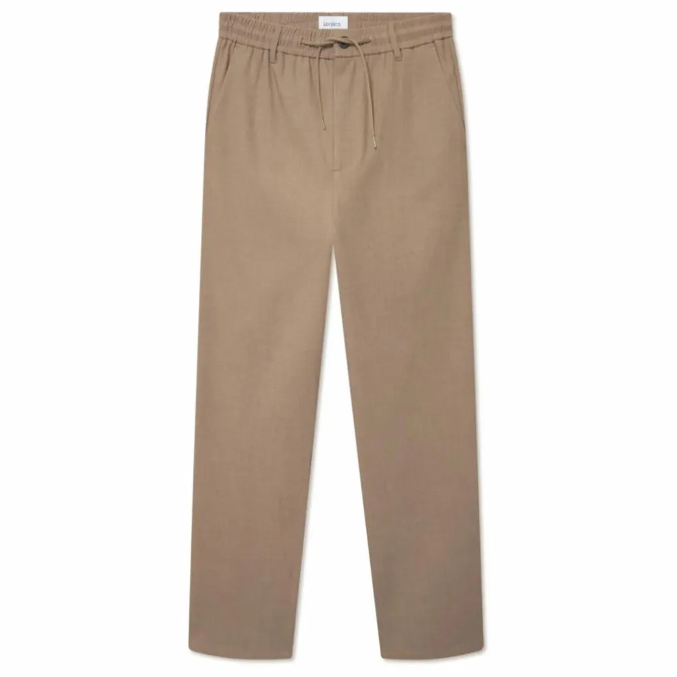 Pantalon Fuselé Texturé Como | Marron