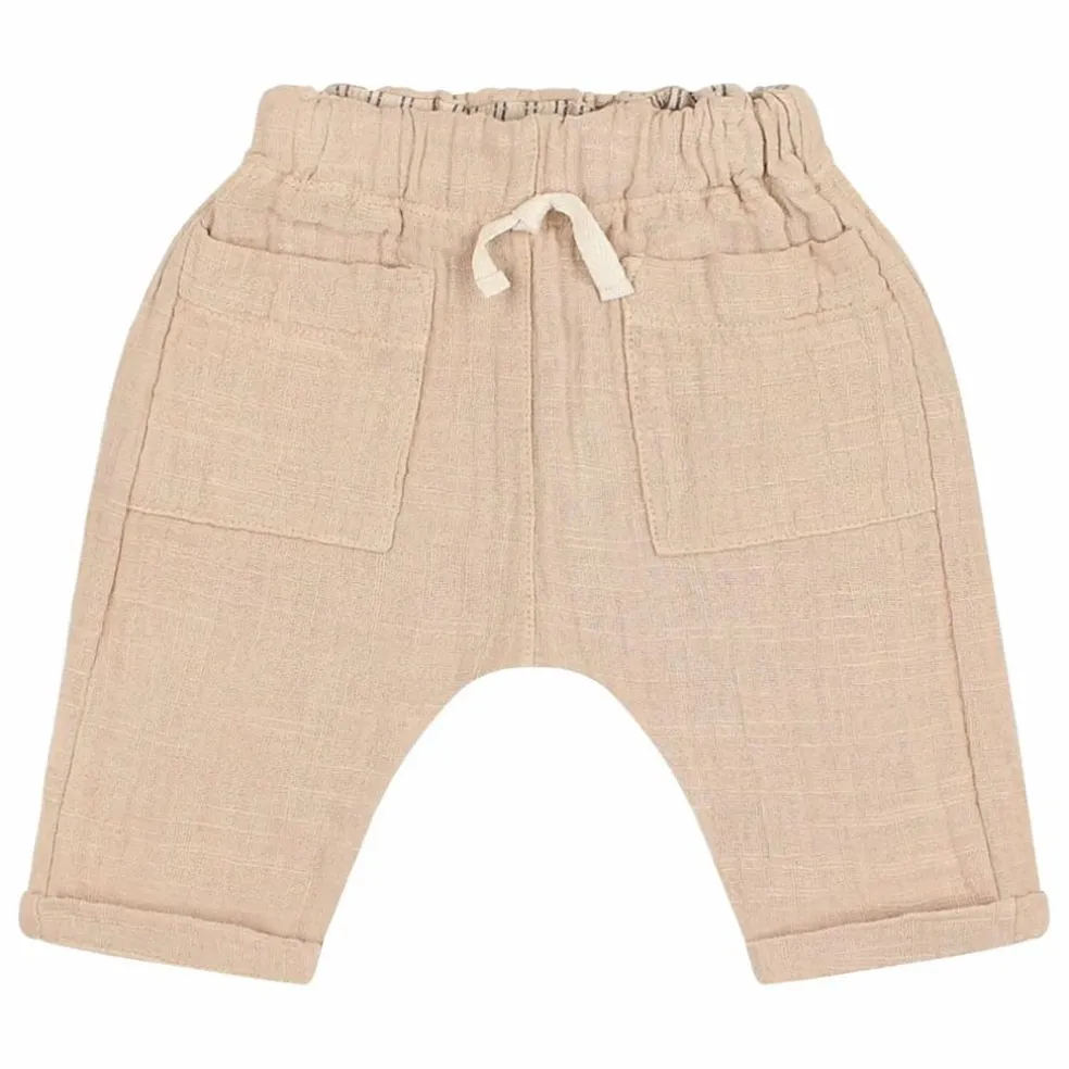 Pantalon Gaze de Coton Bio | Sable