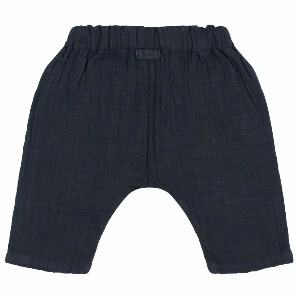 Pantalon Gaze de Coton Bio | Bleu nuit
