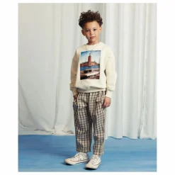 Pantalon Gingham | Beige