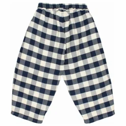 Pantalon Gingham Carreaux | Bleu marine