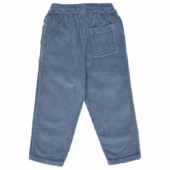 Pantalon Girly Velours Côtelé | Bleu gris