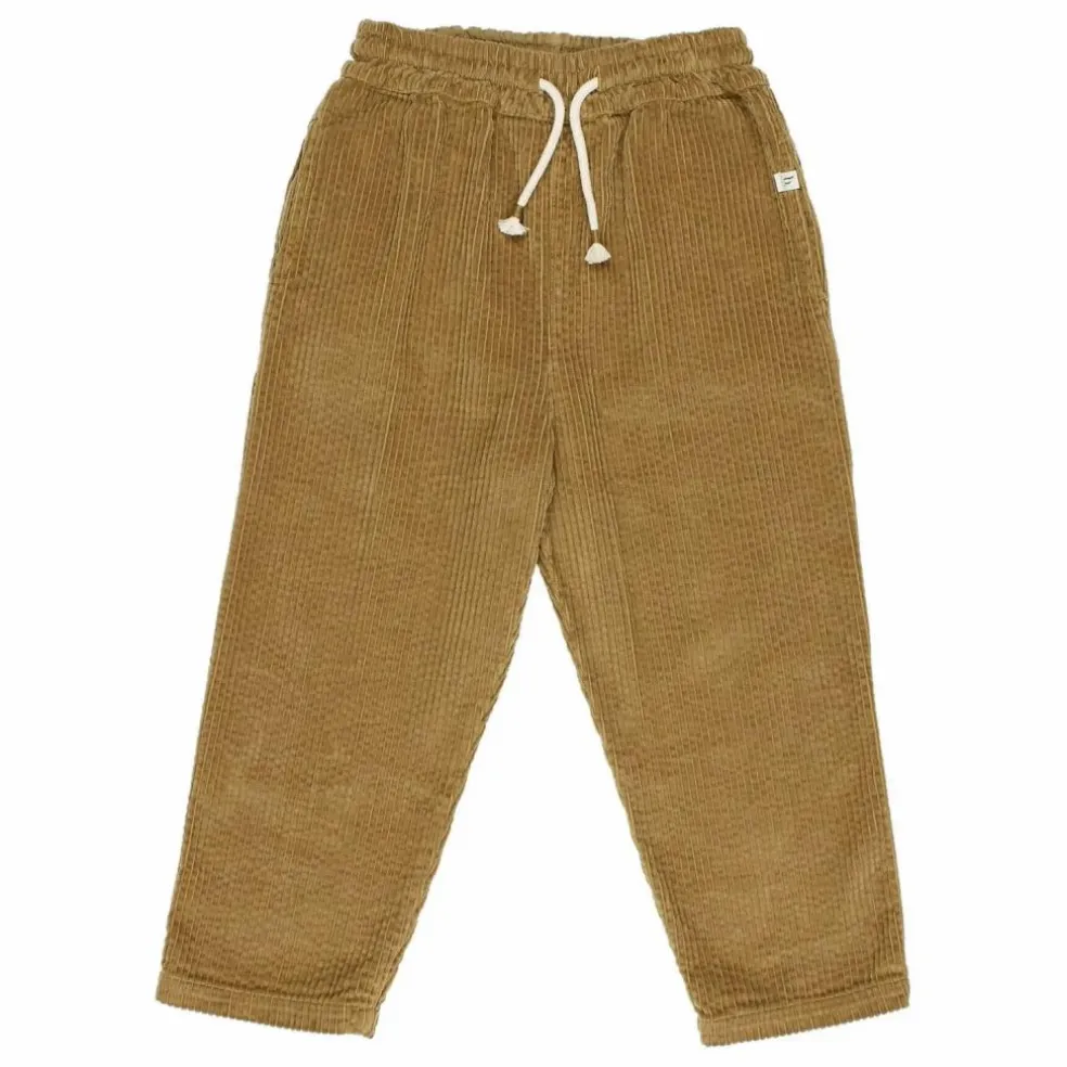 Pantalon Girly Velours Côtelé | Ocre