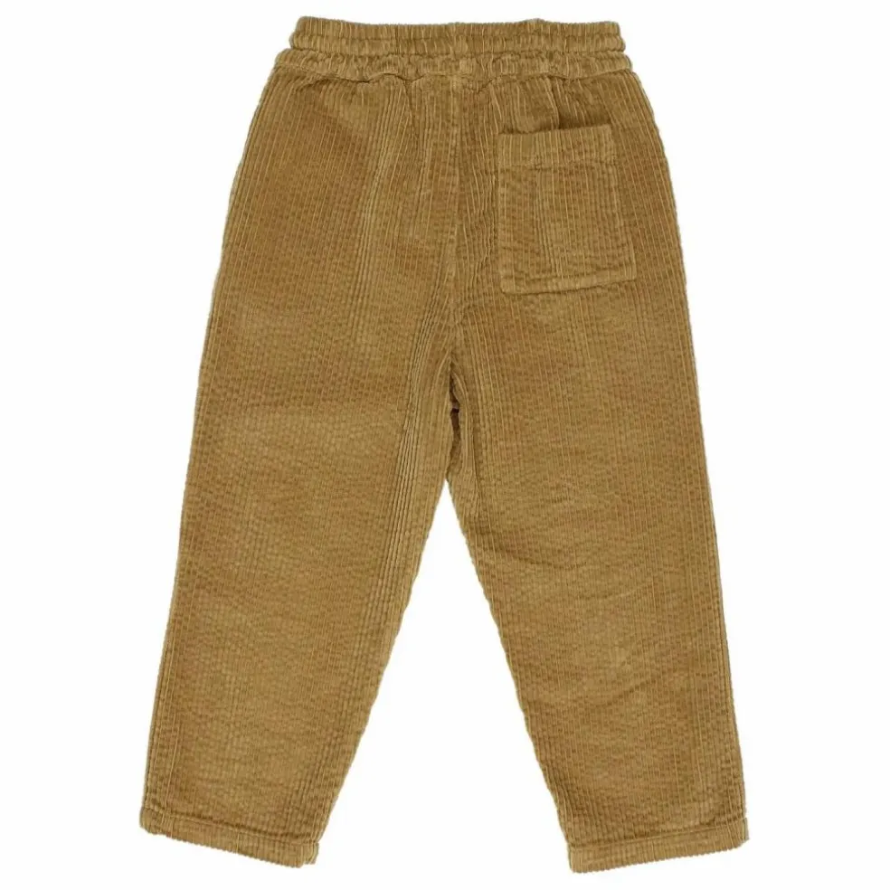 Pantalon Girly Velours Côtelé | Ocre