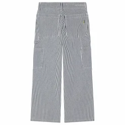 Pantalon Gittesy Rayé | Bleu marine