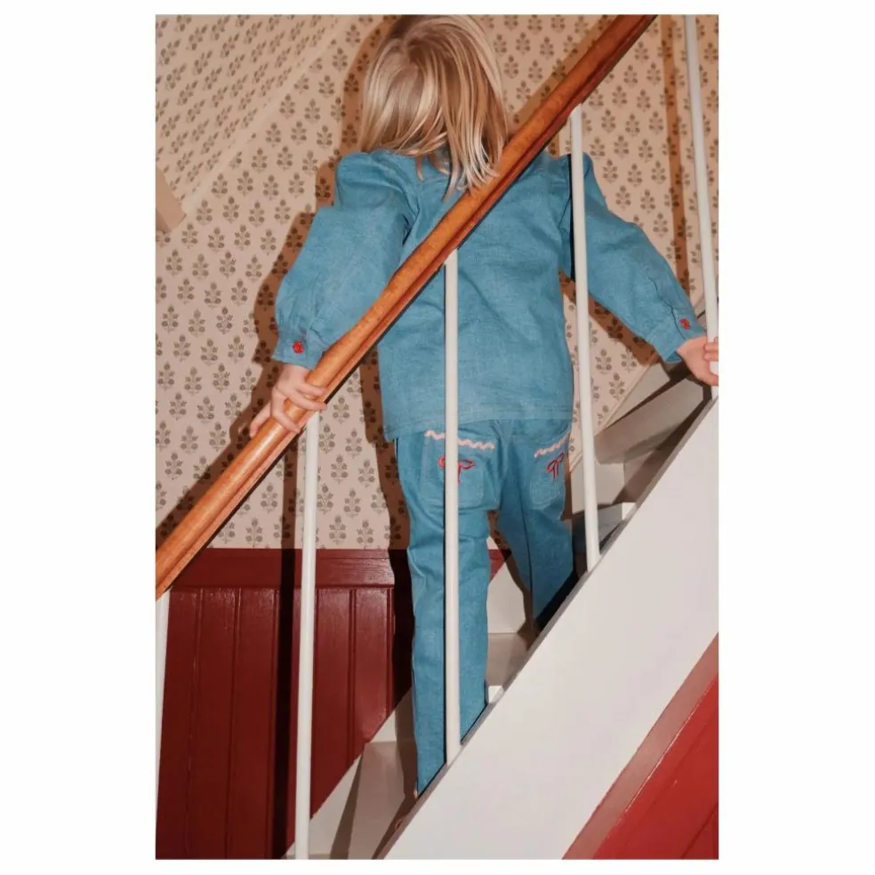 Pantalon Hazel | Bleu