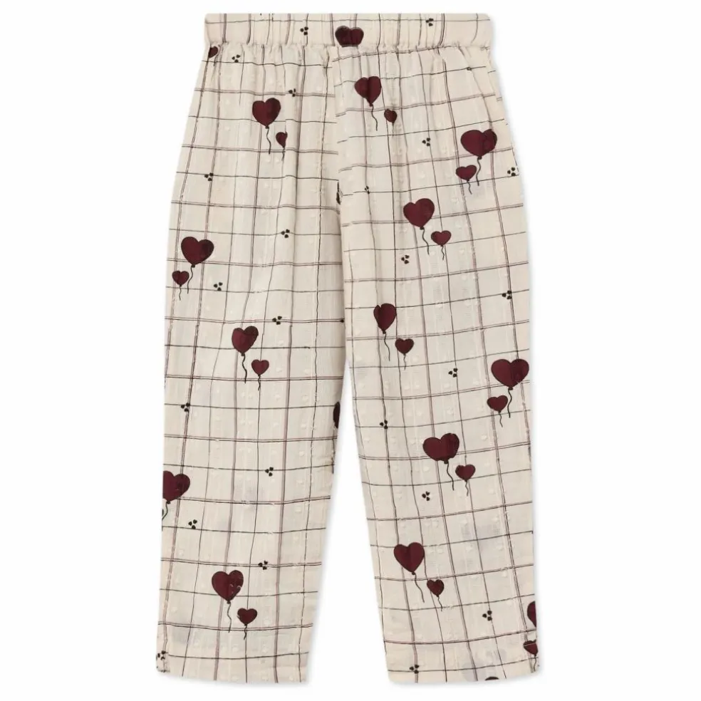 Pantalon Ilove Carreaux | Ecru