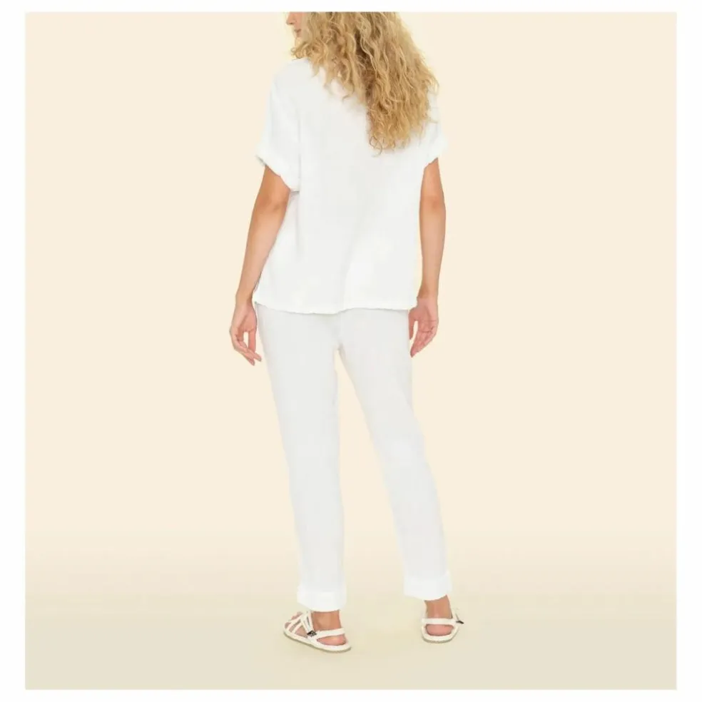 Pantalon Jordyn Gaze de Coton | Blanc