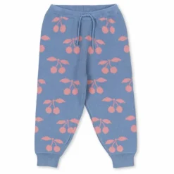 Pantalon Lapis Cerises Maille Coton Bio | Lavande