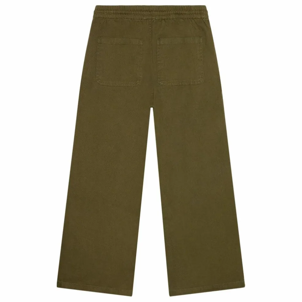 Pantalon Large Burt Twill | Vert kaki
