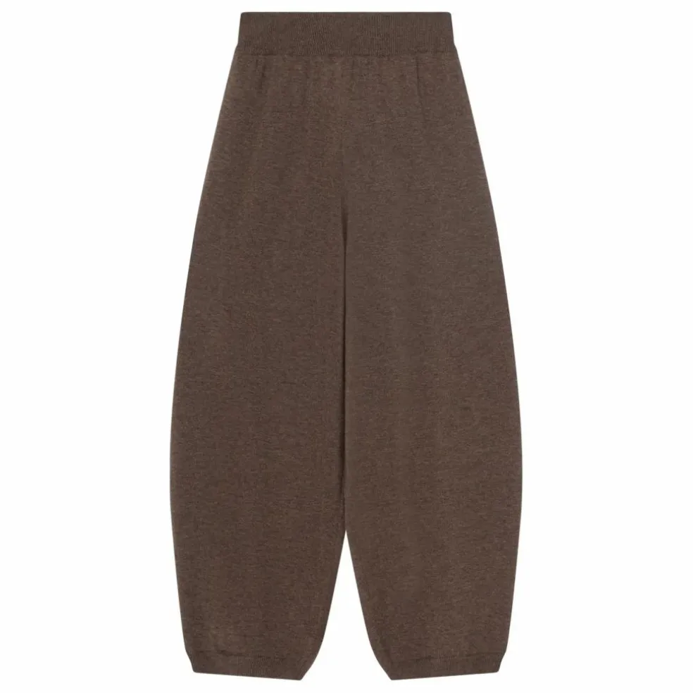 Pantalon Large Laine Mérinos Extra Fine | Taupe