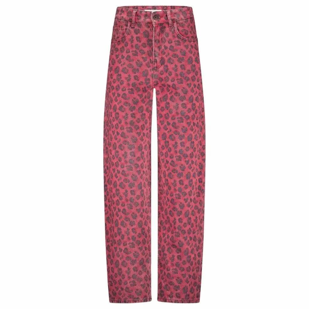 Pantalon Lew Guépard Coton Bio | Rouge
